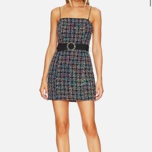 Amanda Uprichard tweed mini dress